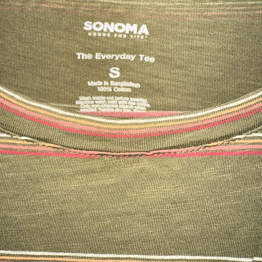 Sonoma every day green tshirt